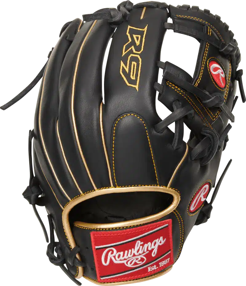 Rawlings R9 11.5 Infield Baseball Glove R9204 2BG ProRollers Rolled Bats Game Ready Gloves