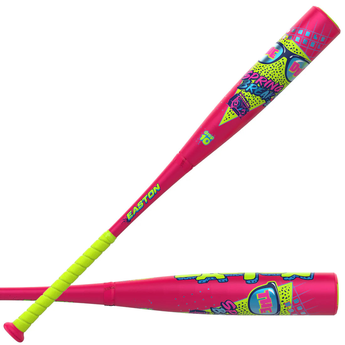 Easton The DUB -10 Spring Break Blue Barrel USSSA Baseball Bat EUT6DSB ...